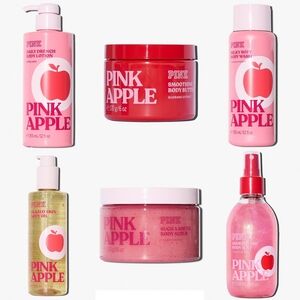 PINK Victoria's Secret Pink Apple 6 Piece Fragrance Body Care Set NEW